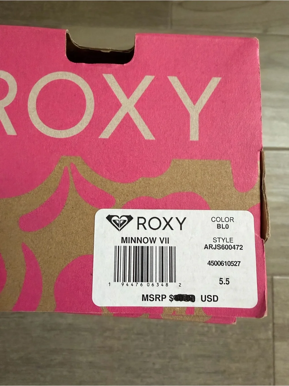 Roxy Minnow VII Black Slip-On Casual Shoes